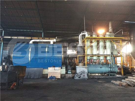 BLJ-10 Tyre Pyrolysis Plant in Indonesia