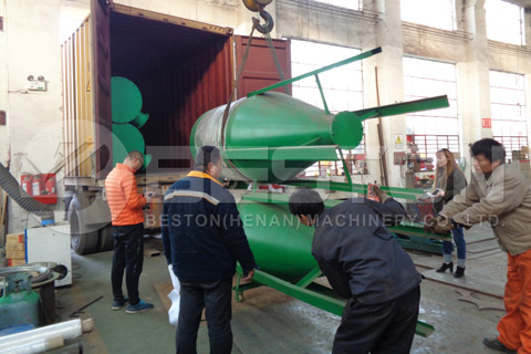Shipment of Bamboo Charcoal Making Machine